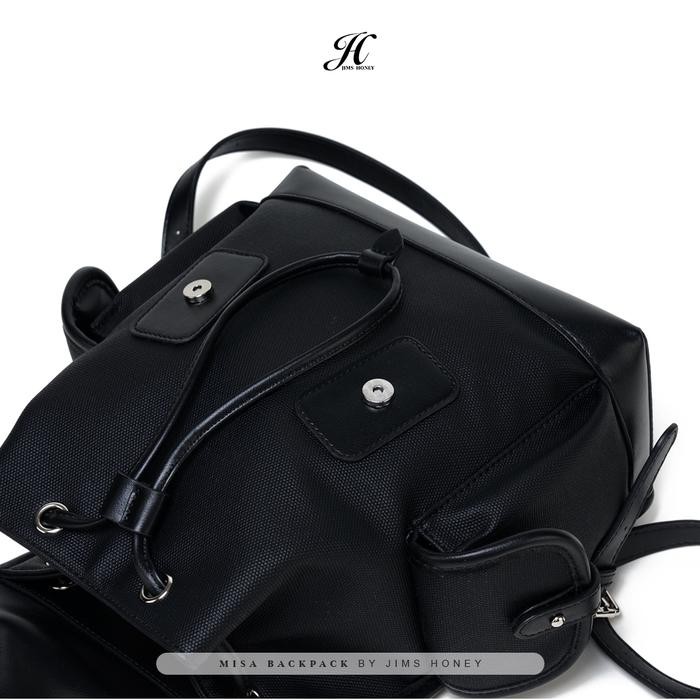 Top JIMS HONEY - Misa Backpack - Tas Ransel Wanita Kulit Serut Sekolah