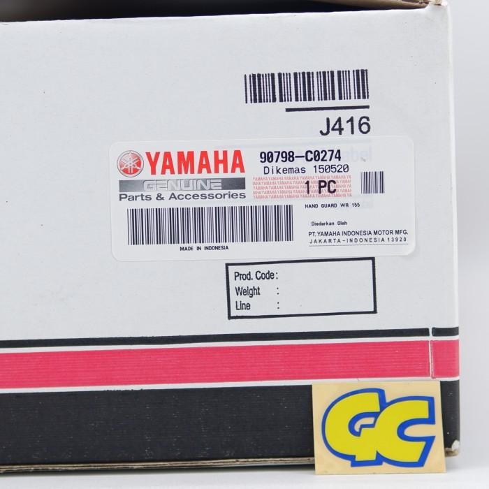 Hand Guard Wr 155 Original Yamaha Terlaris