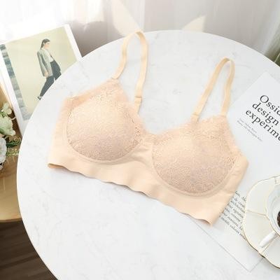 OFR3  Braseamless Nyaman Anti Nyiplak Pink Bh Tipis Kemben Wanita Busa