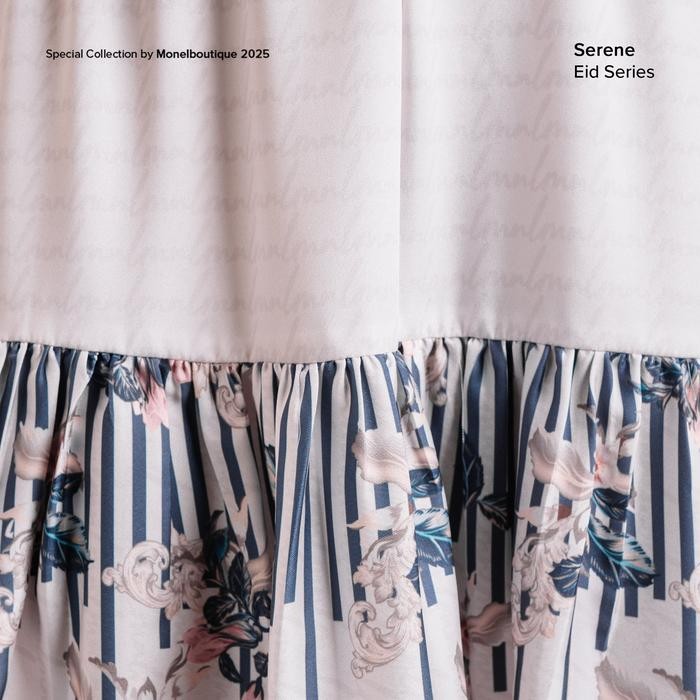 Monel - Dress / Gamis Wanita - Floella Dress Original Best Seller