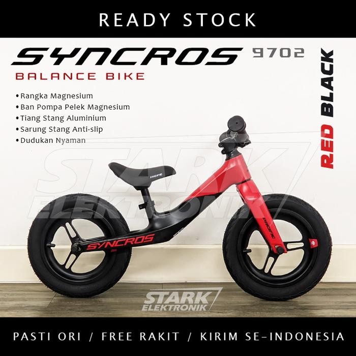 Balance Bike PACIFIC SYNCROS PC 9701 Push Bike Sepeda Anak Pacific