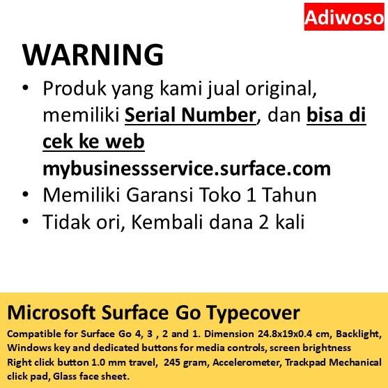 Microsoft Surface Go Keyboard