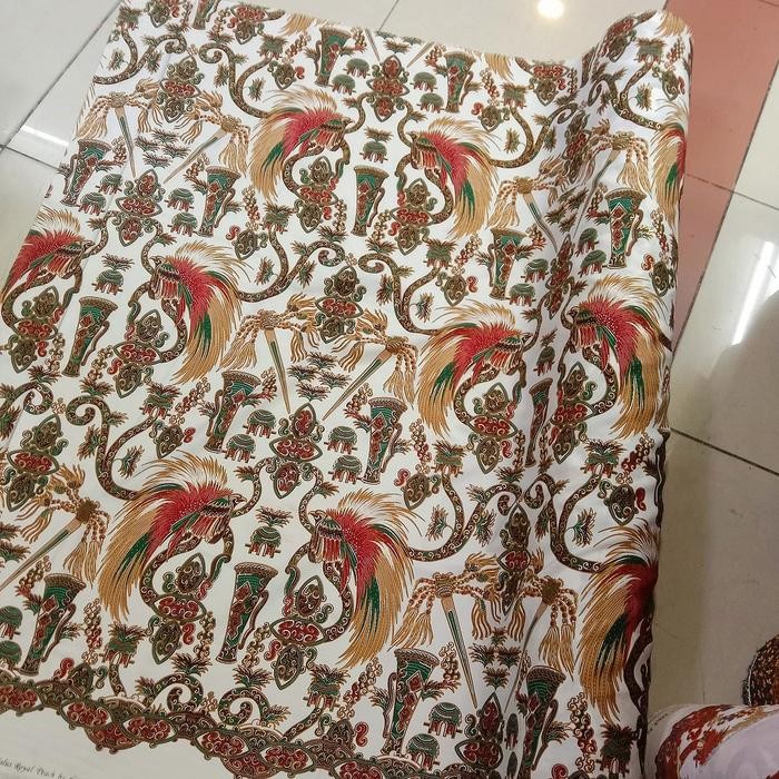 Kain batik papua semi sutra - bahan batik halus motif papua - katun