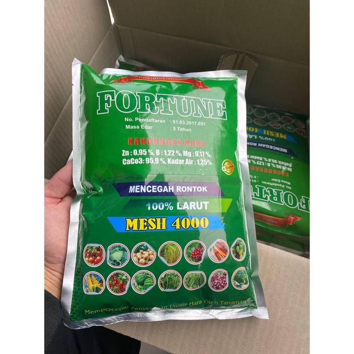 PROMO!! 1 Kg FORTUNE Fungisida & Bakterisida Hayati Obat Patek Tanaman Cabe, Obat Patek Cabe Rawit,