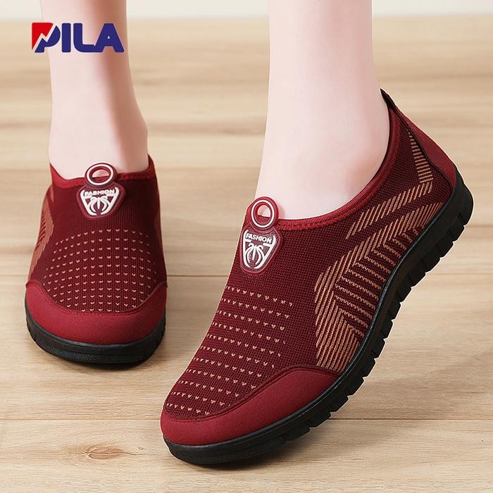 Donatello - Sepatu Kets Slip On Wanita Pila. Sepatu Flat Wanita. Sepatu Gaya Korea. Sepatu Flat