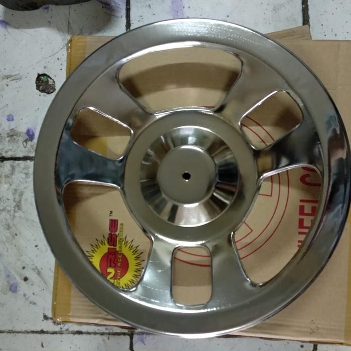 Dop Roda Mobil Truk Ring 16 Belakang Stenlis 2 Pcs Komplit Car