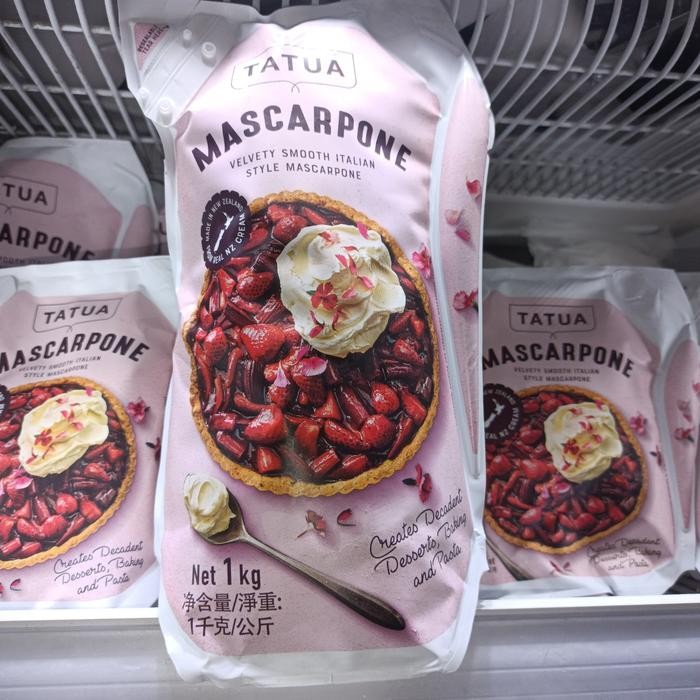 Kirim&siapmakan- Tatua Mascarpone Cheese 1Kg Best Price Halal (Bandung/Bogor/Jakarta sekitarnya)