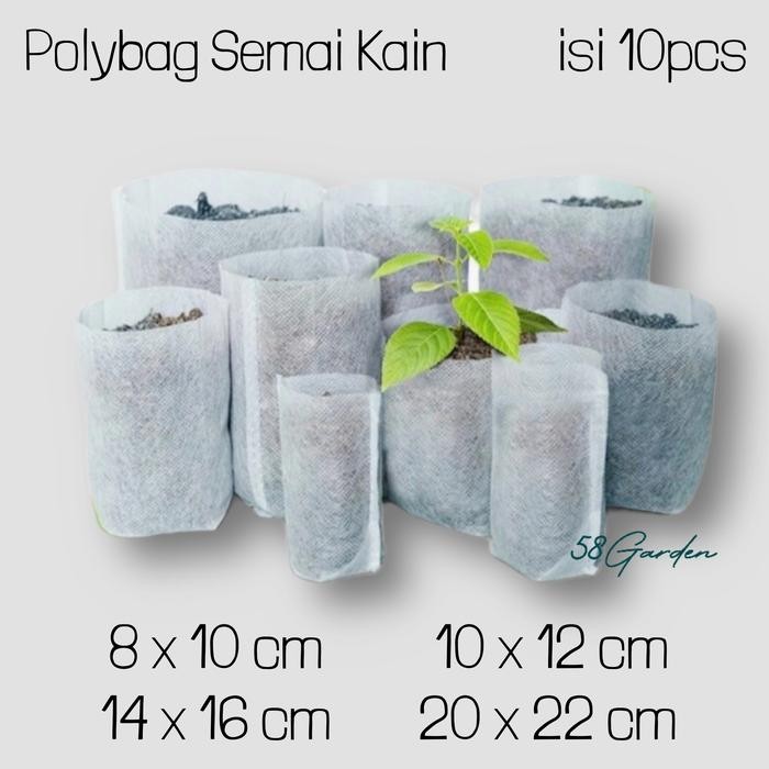 Polybag Semai Pembibitan Kain Non Woven Ramah Lingkungan Biodegradable