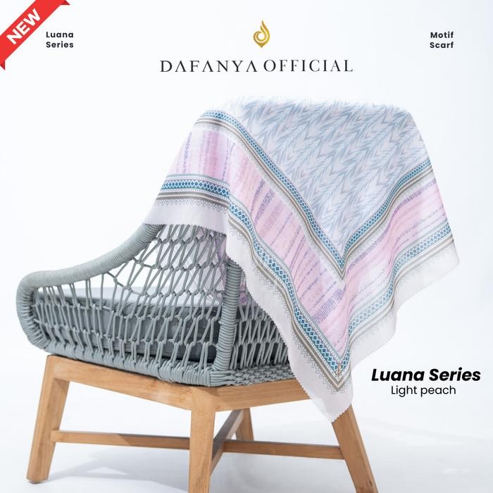 lplw- - Luana Series Jilbab Motif Ethnik Kerudung Segi Empat Hijab Scarf Bahan Voal Laser