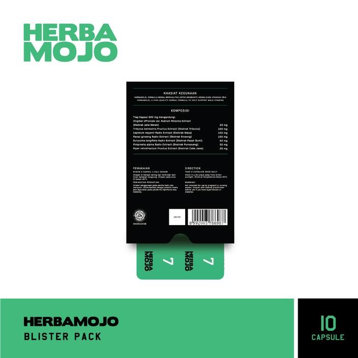 smql- Herbamojo Blister 10 Kapsul - Testosteron Booster