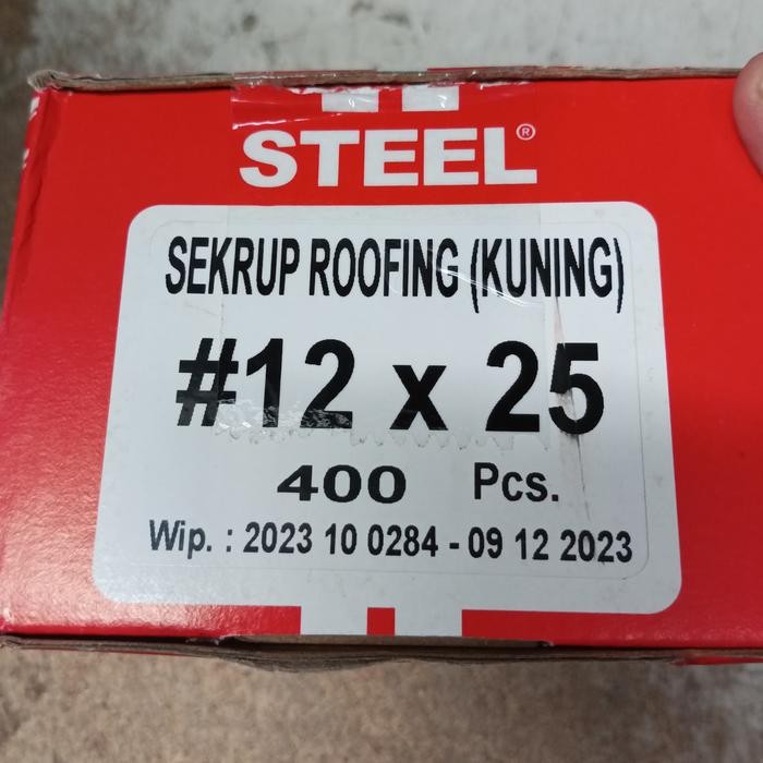 Sekrup Roofing 12 x 25 isi 400pcs