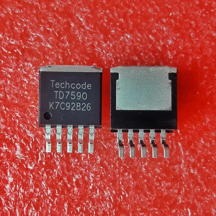 w867- Td7590 Td 7590 Techcode Td7590 Pwm Buck Dc/Dc Converter 5A 36V Smd To263-5
