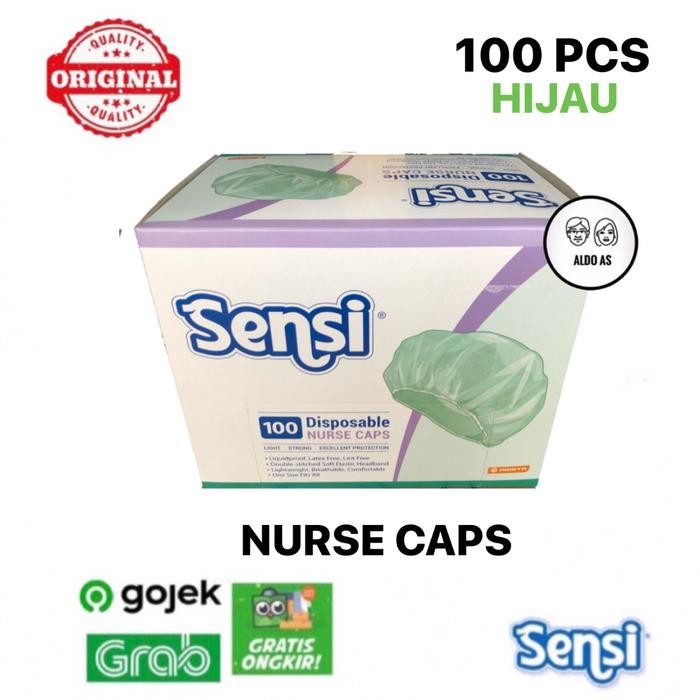 KJB Sensi Nurse Caps box isi 100 pcs