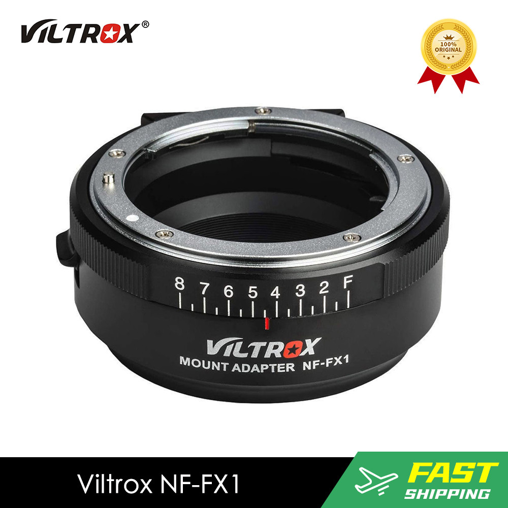 BEST SELLER Viltrox NF-FX1 Camera Lens Adapter Adjustable Aperture Ring for Nikon G&D Lens to Fujifi