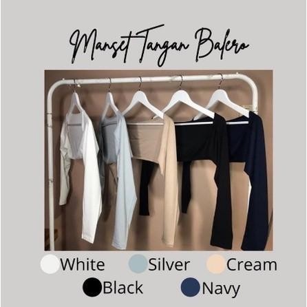 tvz6- Manset Crop Lengan Panjang Bolero Cardigan Balero Manset Tangan Wanita