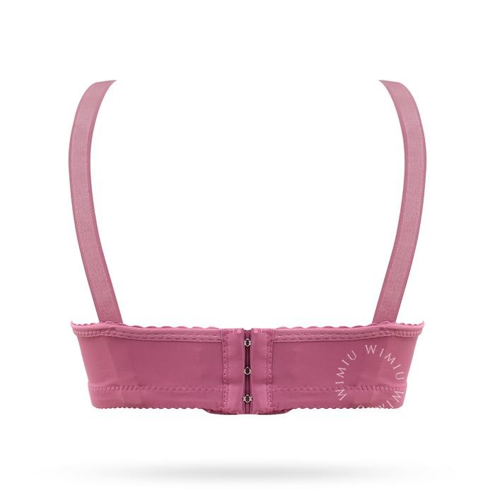 WIMIU BH Wanita Jumbo Bra Wanita Cup C D E Jumbo BH Tanpa Kawat Bra Beha Besar Busa Motif 100120