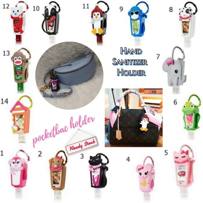 jsur- Pocketbac Holder Hand Sanitizer Bbw/ Gantungan Tas Hand Sanitizer