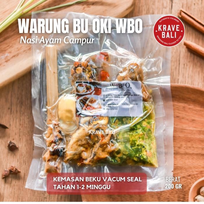 Eat,- Nasi Campur Ayam Warung Bu Oki 250 Gr - Makanan Bali - Krave Bali