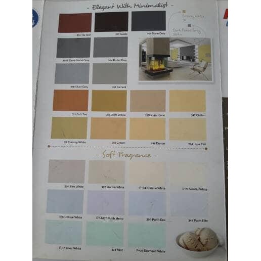 LncrMrt- Cat Paragon 5 Kg. Paragon Galon Warna