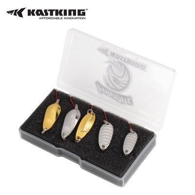 KastKing 5PCS Bait Lure Set Bionic Sequined Lure Bait Small Sequined Fishing Lure Set For Freshwater