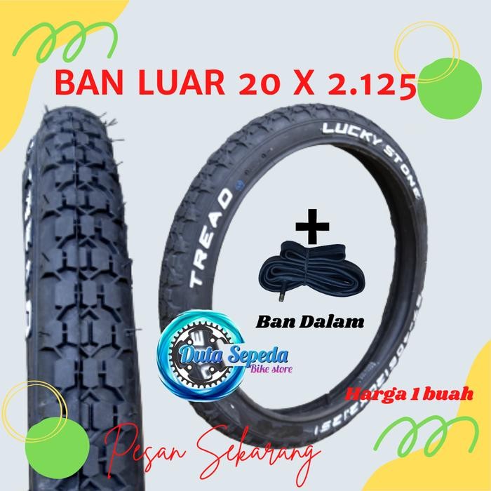 Polygon Bicycle - Ban Luar Sepeda Ukuran 20 X 2.125 Cocok Untuk Sepeda Bmx