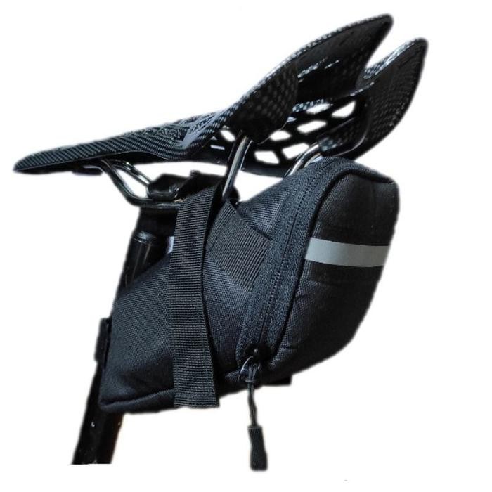 Polygon Bicycle - Tas Sadel Jok Sepeda Strip Reflektif Tas Mtb Tas Seli