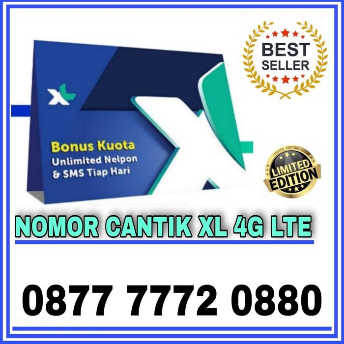 BdGGadget- Nomor Cantik Kartu Perdana Xl 4G Lte 0818