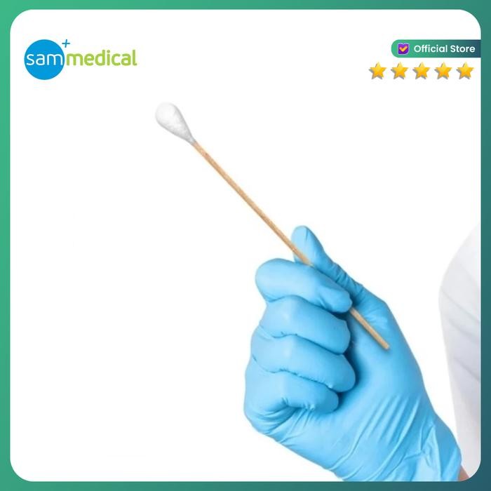 gktu- Kambium Kapas Lidi Waten / Kapas Lidi Pembersih Luka Isi 80Pcs