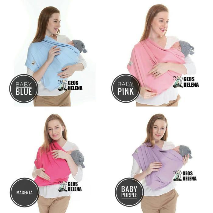 Cuci Gudang!! Geos Helena Gendongan Bayi Kaos Helena Original Gendongan Instan Nyaman