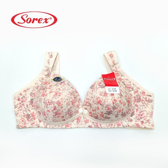 Bra Menyusui Motif Bunga Tanpa kawat Sorex