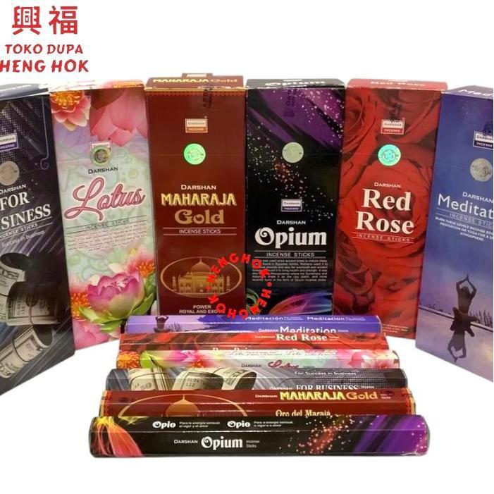 HIO DUPA HITAM WANGI AROMATERAPI HEXAGONAL DARSHAN INCENSE STICK