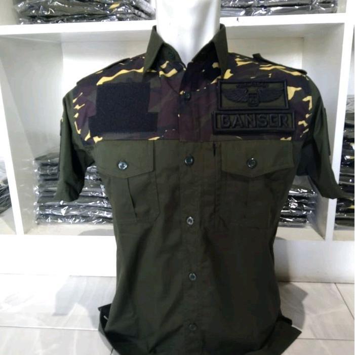 Baju Hem Tactical Banser Pria Terlaris