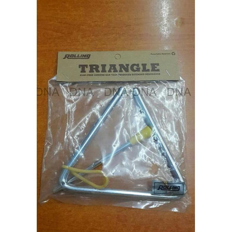 TERLARIS Triangle Rolling 16cm Musical Instrument - Original