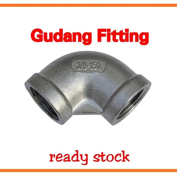 Knee / Elbow Stainless 2" Inch Terbaru 