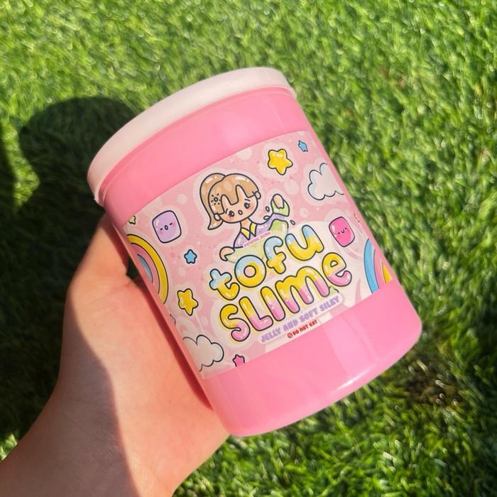 NEW TOFU SLIME JUMBO 500GR BY PATATOS SLIME SLIME MURAH BISA COD POTATOS