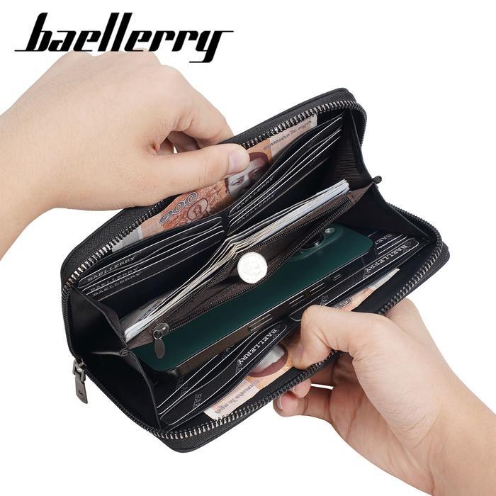 Dompet Pria Wanita Panjang Bahan Kulit Pu Baellerry C3097 #Gratisongkir