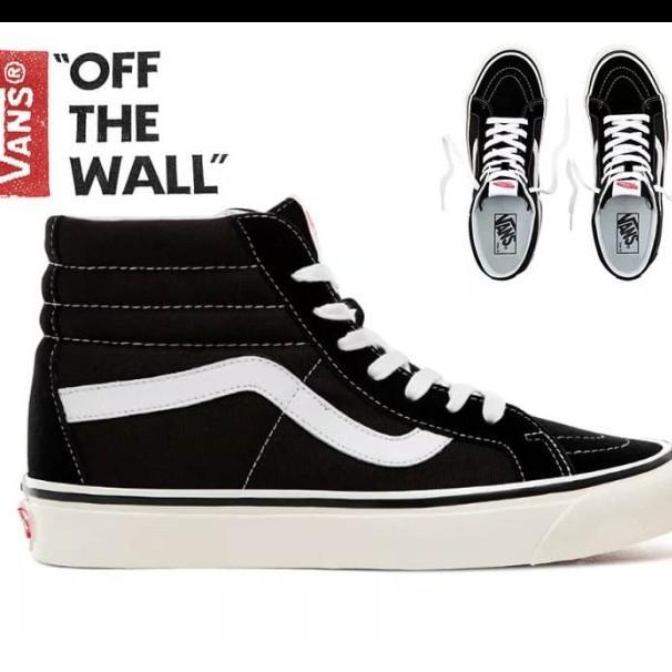 SEPATU OFF THE WALL | SK8 HI 38 DX ANAHEIM FACTORY BLK TRWT - 37