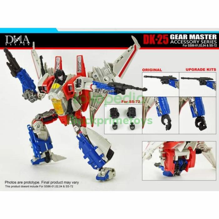 HOT SALE DNA DESIGN DK-25 GEAR MASTER STUDIO SERIES SS86 JAZZ STARSCREAM HOTROD TERMURAH