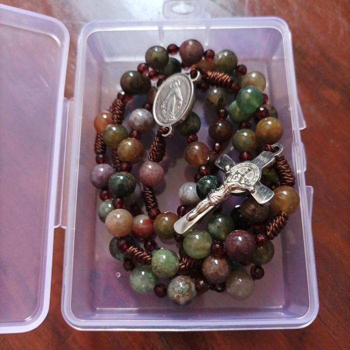 rosario batu alam giok 8 mm