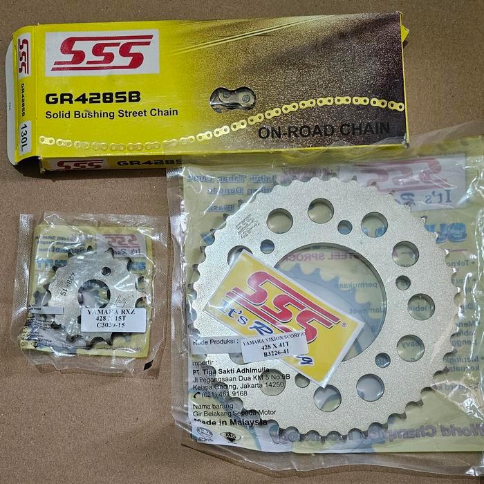 Gear Sss Vixion Set Rantai Tk Racing