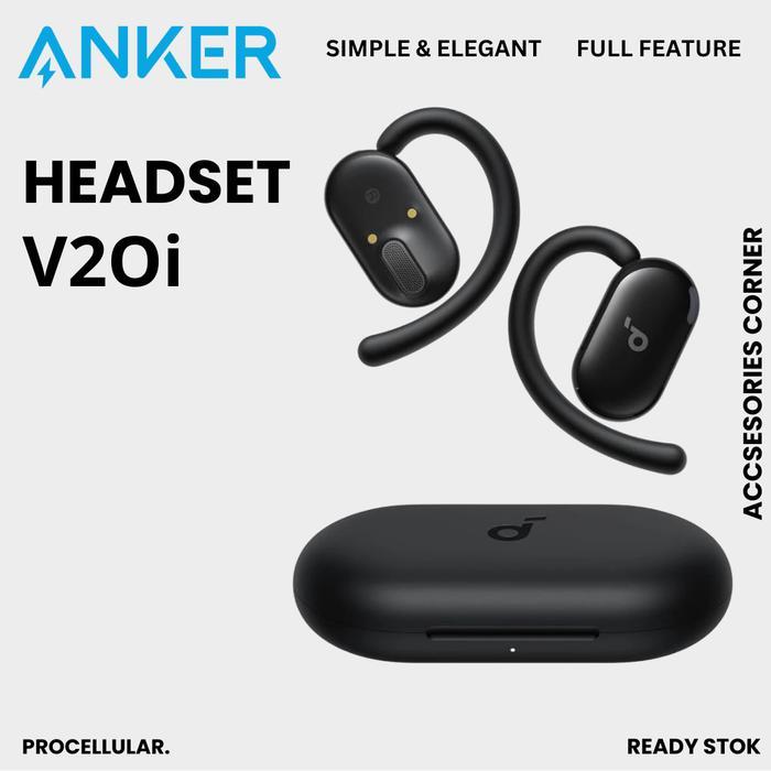 ANKER V20i Soundcore Earphone TWS Open Ear Bluetooth Headset