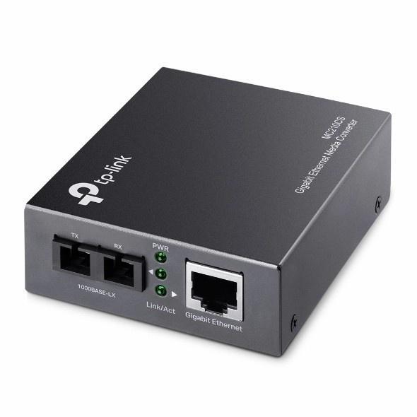 Konverter Media Fiber Optik Gigabit Single Mode Full Duplex