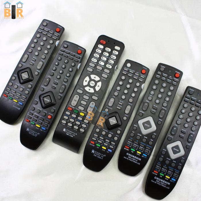 NEW REMOTE MULTI TV LCD / LED POLYTRON RM-1888+1 - GROSIR