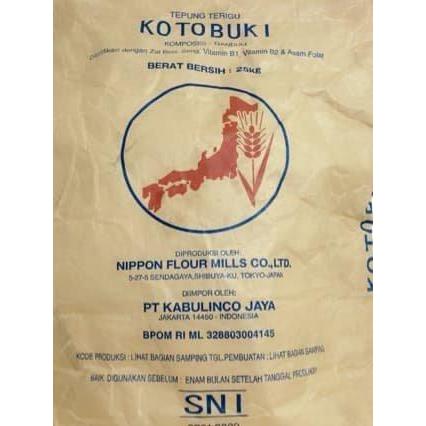 BERGARANSI Tepung terigu Kotobuki 25kg cake flour kotobuki flour pengiriman kurir reguler cargo