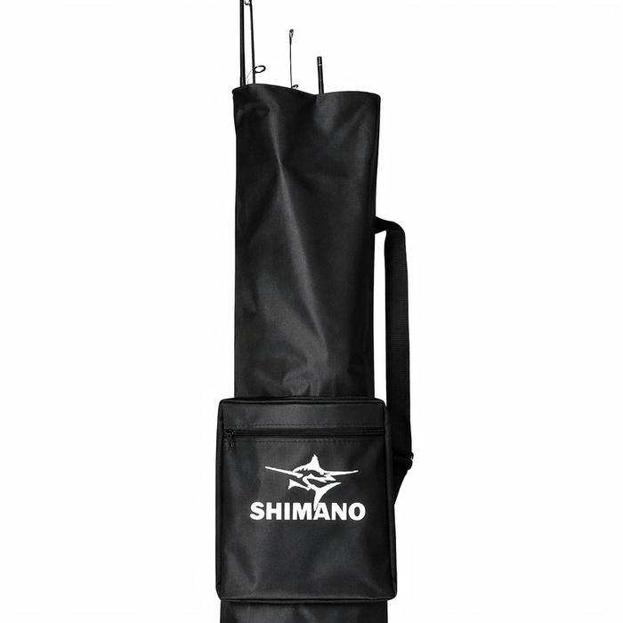 Tas Mancing Shimano Premium Fishing Rod Bag Tahan Air, Muat Banyak Joran, Kuat & Awet Pancing