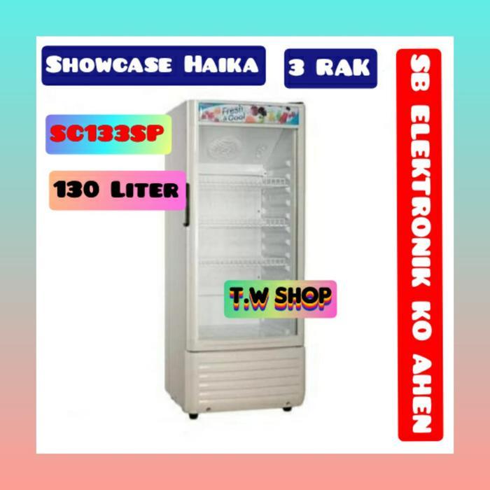SHOWCASE HAIKA SC133SP 3 RAK 130 LITER GARANSI RESMI