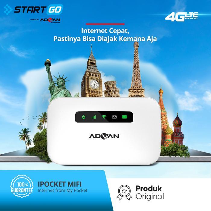 Advan Mf01 Modem Travel Wifi Ipocket Mifi Portable Unlock All Operator