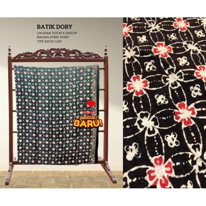 doby pastel parang motif 14 dobi dobby bahan kain batik ungu