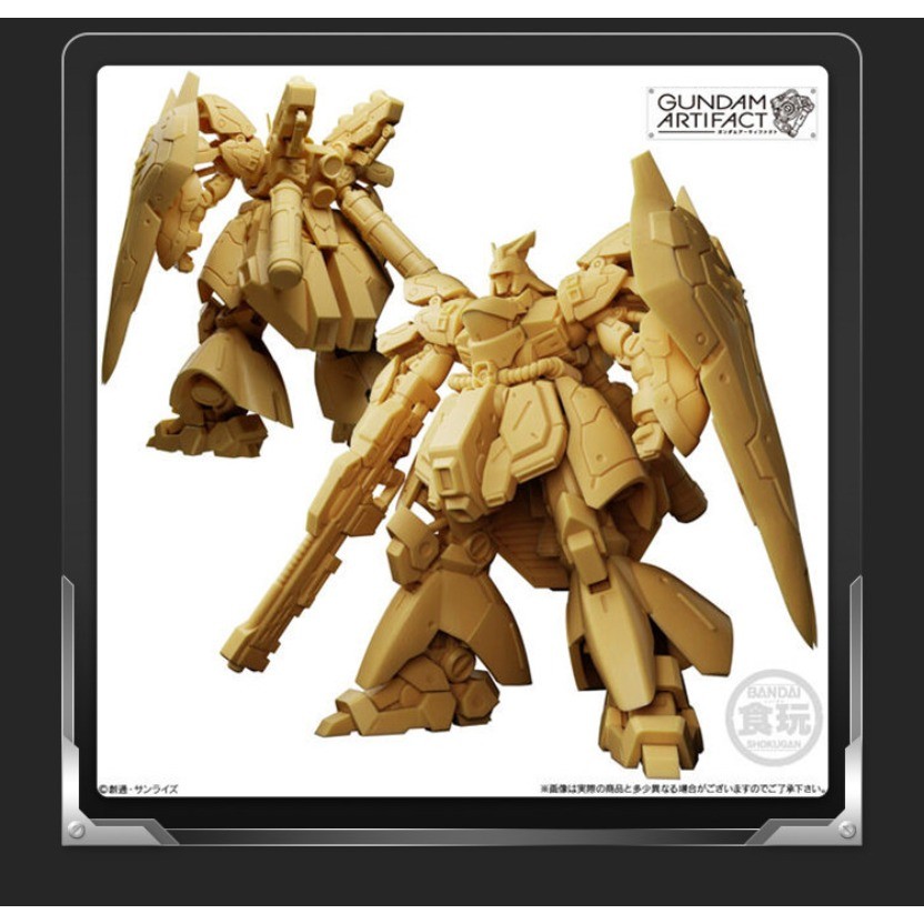 Bandai Genuine Shokugan GUNDAM ARTIFACT 06 Plastic Mini Set V Re-GZ Custom SAZABI Anime Action