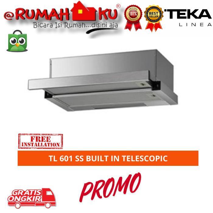 COOKER HOOD LINEA BY TEKA TL 601 SS BUILT-IN HOOD PENGHISAP ASAP DAPUR